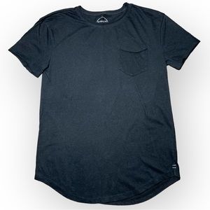 Brooklyn Calling NYC Men’s Solid Black Basic Short Sleeve Pocket T Shirt